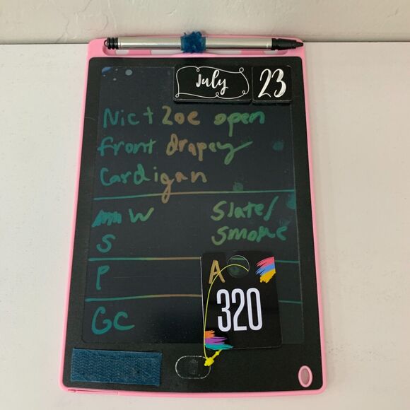 Nic + Zoe Open Front Cardigan Sweater Womens S Small Braided Trim Colorblock - Picture 10 of 11